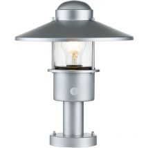 Klampenborg Borne lumineuse d'extérieur argentée, IP44 - Elstead