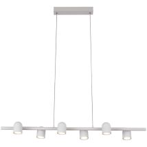 Akunadecor - Suspension, Suspension Linéaire Ios Mantra Blanc En Aluminium, Mantra