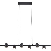 Suspension linéaire IOS Mantra Noir Aluminium – Luminaire – 1 m – IP20 – Matières, Largeur, Style, Longueur, Culot, Finition métal, Hauteur, Tension 
