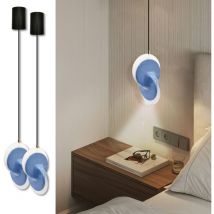 Led Atomant Sl - Lampe de Plafond Moderne Disques 6W Couleur Blanc Neutre 4000K Lot de 2 u. - Bleu