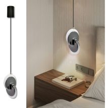 Led Atomant Sl - Lampe de Plafond Moderne Disques 6W Couleur Blanc Neutre 4000K Lot de 1 u. - Noir