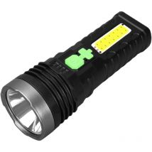 Lampe de Poche à énergie Solaire Lampe de Poche LED à énergie Solaire à manivelle,Lampe de Poche étanche Rechargeable, Outils de Survie de Lampe de