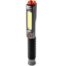 Big Larry 3 Stealth - Light de travail, torche de 600 lumens con lumière de travail cob, base magnétique de clip de poche pour un éclairage mains