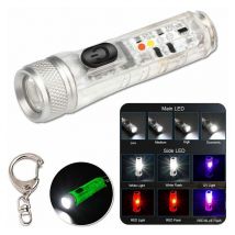 Lampe de poche d'extérieur Rechargeable par usb S11, Mini lampe de poche puissante à aspiration électromagnétique, Rechargeable