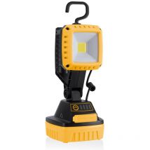 Aslo - Lampe de poche led 10W Portée 44m Base aimantée 1000Lm 6000K 4 modes Orientable