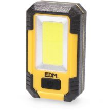 EDM - E3/36392 lampe de poche led avec crochet et aimant cob 8W 500 lumens industrial series