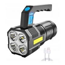 Lampe De Poche Led Tactique Rechargeable Très Puissante