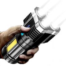 Lampe de poche multifonctionnelle à focalisation puissante