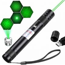 Lampe De Poche Rechargeable Portable D'ExtéRieur : RandonnéE, Camping, LumièRe Verte D'Astronomie Trimec