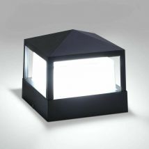 Lampe de Poteau Lampe Pilier Portail Lampe D'exterieur lumiere colonne lampe Villa IP65 etanche Aluminium jardin paysage pelouse porte cloture entree