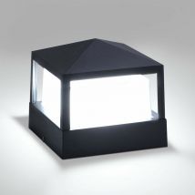 Lampe de Poteau Lampe Pilier Portail Lampe D'extérieur lumière colonne lampe Villa IP65 étanche Aluminium jardin paysage pelouse porte clôture entrée