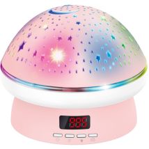 Projecteur Pour Bébé, Lampe De Table Avec Ciel Étoilé, Télécommande Rotative À 360 °, Minuterie, Lampe De Nuit À Changement De Couleur Multicolore 