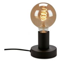 Lampe de table Brilo ner leuchten teepu, 10 w, IP20, noir, métal, excl. 1x E27, ø 10 cm