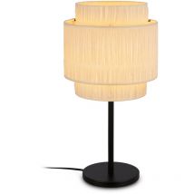 Briloner - Lampe de table 25x49,5cm nature max.10W chambre à coucher salon table de nuit