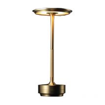 Umnuou - Lampe de Table à led sans fil, Lampe de Bureau de Charge usb, Lampe de Chevet la Luminosité Moderne Hôtel Restaurant Chambre de Chevet