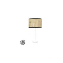 Fabrilamp - Lampe de table Alto Moda 1xe27 blanc/roseau foncé 63x30x30 Cm