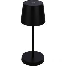 Lampe de table art.bt10001 batterie rechargeable noire