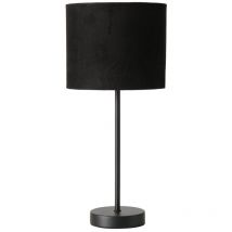 Boltze Gruppe - Lampe de table avec abat-jour en tissu, nero, 40 cm
