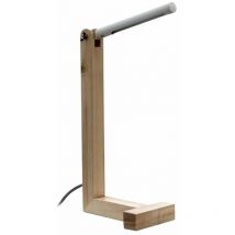 Lampe de table - Blanc et Bois