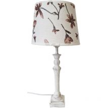 Lampe de table blanche 43 cm