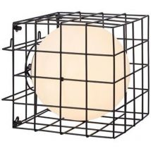 Markslojd - cage - Lampe de table d'intérieur à 1 lumière noire, E14
