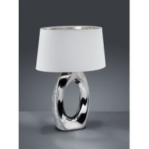 Lampe de table taba large attack e27 60w couleur argent r50521089