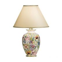 Kolarz - giardino - Lampe de table Lifestyle Fabric Tapered Shade Or poli, 1x E27