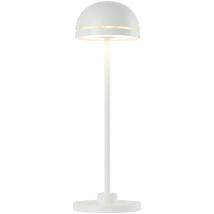 Lampe de table design DUPLO CUP Blanc Aluminium H26,5cm