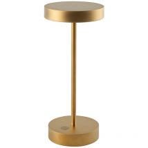 Lampe de table design SANDY MINI Or Aluminium H25cm