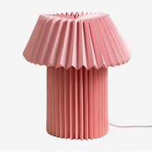 Lampe de table en papier pour enfants Lesina Sklum Rose Peonia