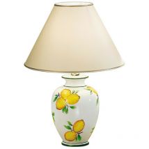 Kolarz GIARDINO - Lampe de table Lifestyle Fabric Tapered Shade Or poli, 1x E27