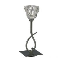 Inspired Mantra - Iku - Lampe de table 1 lumière G9, nickel satiné