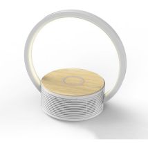 Majestic - Lampe à Poser Intelligente Lilli, Plastique, Blanc, 25,4x6,4x22 cm