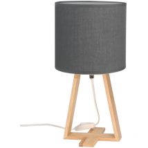 Forlight - Nuts - Lampe de table Drum Shade E14 40W Gris