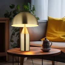 Globo Lighting - Lampe de table 2 flammes Lampe de lecture Lampe de chevet laiton Lampe de salon Lampe de table, 2x douille E27, DxH 28 x 39 cm