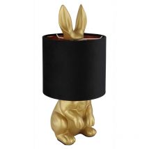 Globo Lighting - Lampe de table Lampe d'appoint Lampe de chevet Design lapin doré, plastique, 1x douille E27, DxH 18x41 cm