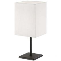 Fischer Leuchten - Lampe de table lampe de bureau lampe de chevet métal blanc noir h 30 cm