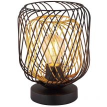 Globo Lighting - Lampe de table lampe de chevet lampe d'appoint lampe de chevet maille métallique noire