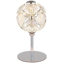 Globo Lighting - Lampe de table Lampe de salon Lampe de table Lampe de chevet Lampe d'appoint, métal verre, led 8W 600Lm blanc chaud, h 26,5 cm