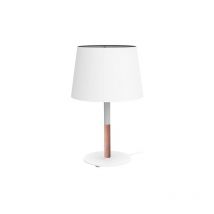 Aluminor - Lampe de table led annika 6.5 w - blanc/bois
