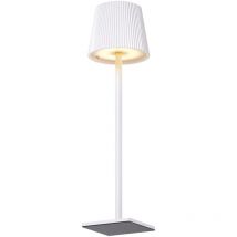 Lampe de table led Lampe de table sans fil, lampe de table led à intensité variable tactile Blanc