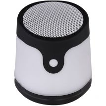 Lampe de table Lampe de table RGB avec enceinte bluetooth Lampe de table de terrasse, Changeur de couleur RGB IP44 Haut-parleur intégré Câble USB, 3x
