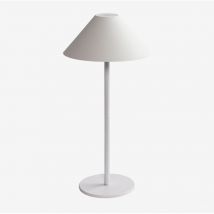 Lampe de table led d'extérieur sans fil Nebida Sklum Blanc