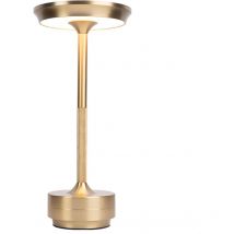 Feiyue - Lampe de table led sans fil, lampe de table sans fil de salon à 3 couleurs de luminosité