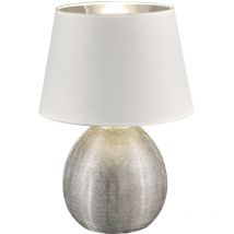 Reality Leuchten - Lampe de table lampe chambre blanc bureau de couleur argent salon Lampes de réalité R50631089