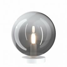 Top-light - Lampe de table moderne en verre abat-jour top light eclipse 1184 bi p fu g9 led