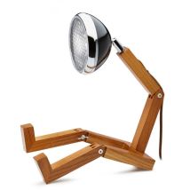 Lampe De Table Copenhagen Mr Wattson Led 3w Bois
