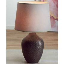 Lampe de table Odina - Marron et Beige