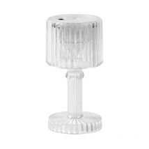 Lampe de table-petite transparente-8.5cmx4cm mini petite lampe de table droite