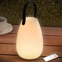 Lampe de Table Rechargeable Extérieure led 8 Couleurs Dimmable Lampe de Table Sans Fil avec Télécommande